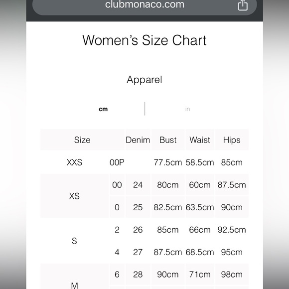 Club Monaco Demin Skirt - Picture 3 of 4